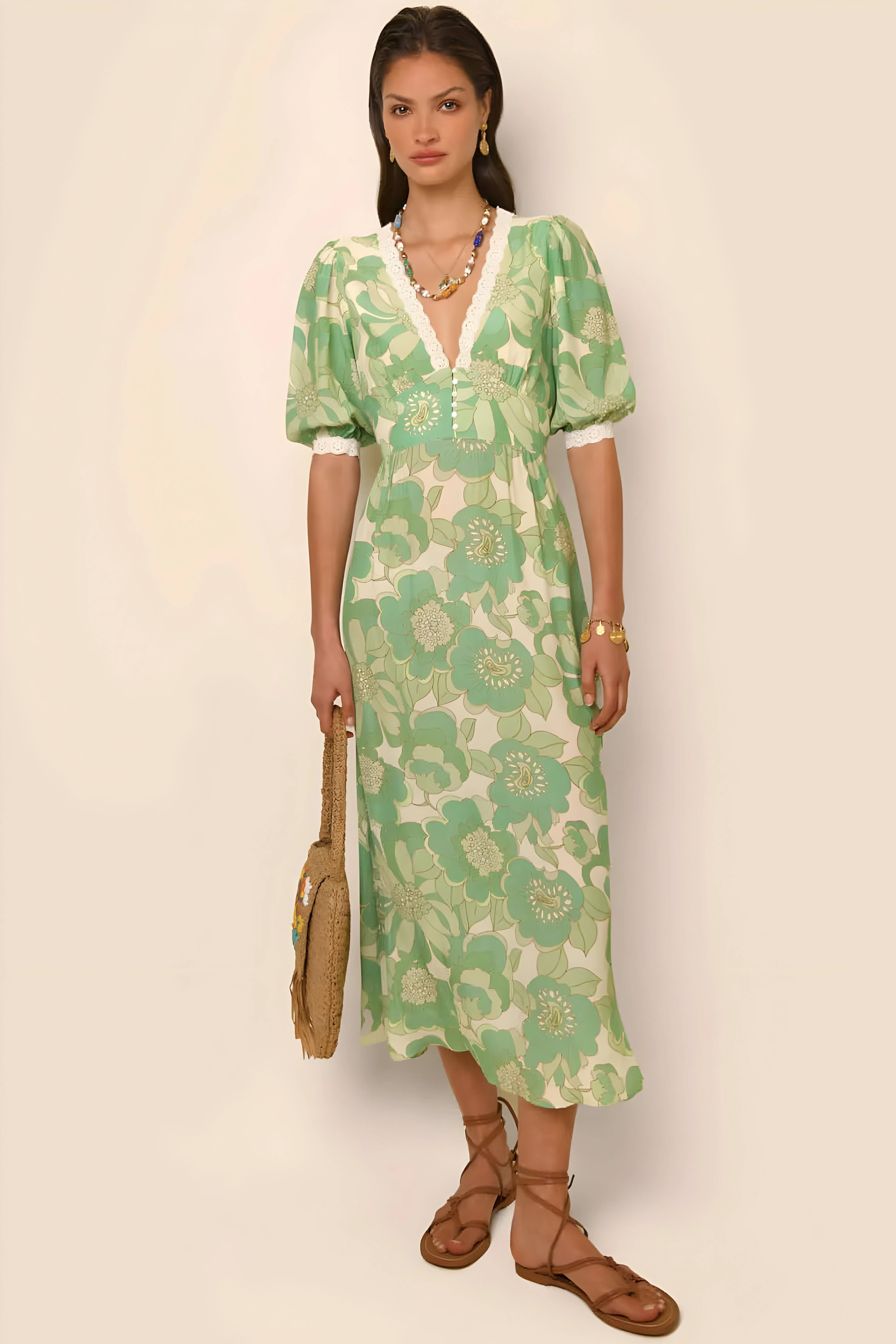 Blakely | Damen Sommerkleid mit Rundhalsausschnitt - Image 3