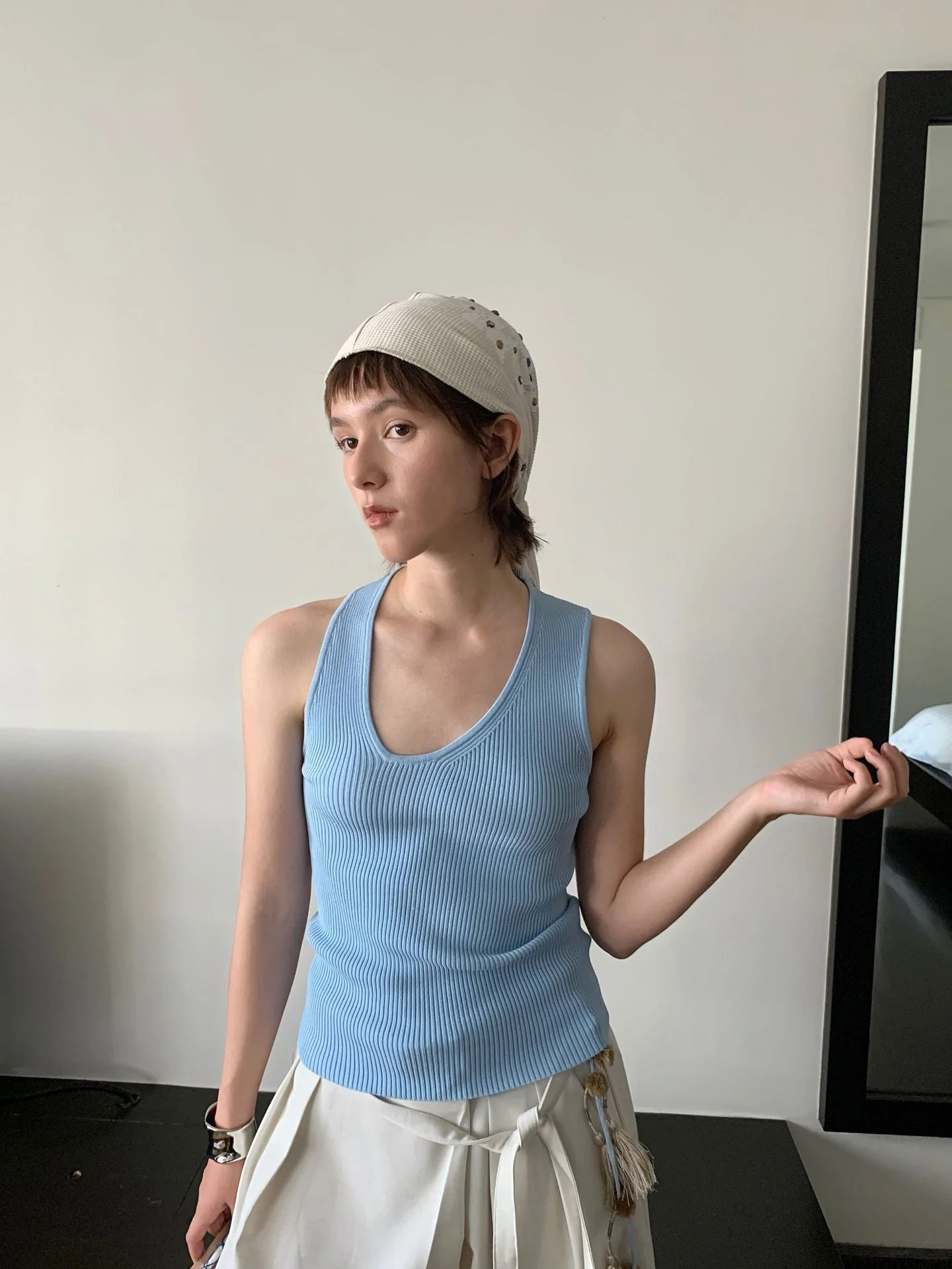 Blanche- Damen Ripp Top aus hochwertiger Baumwolle - Image 5