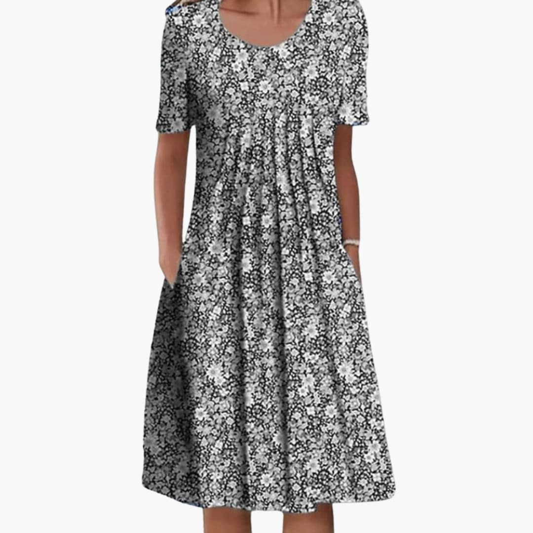 Blumen Kleid - Für Damen mit Taschen & Entspannter Passform - Image 3