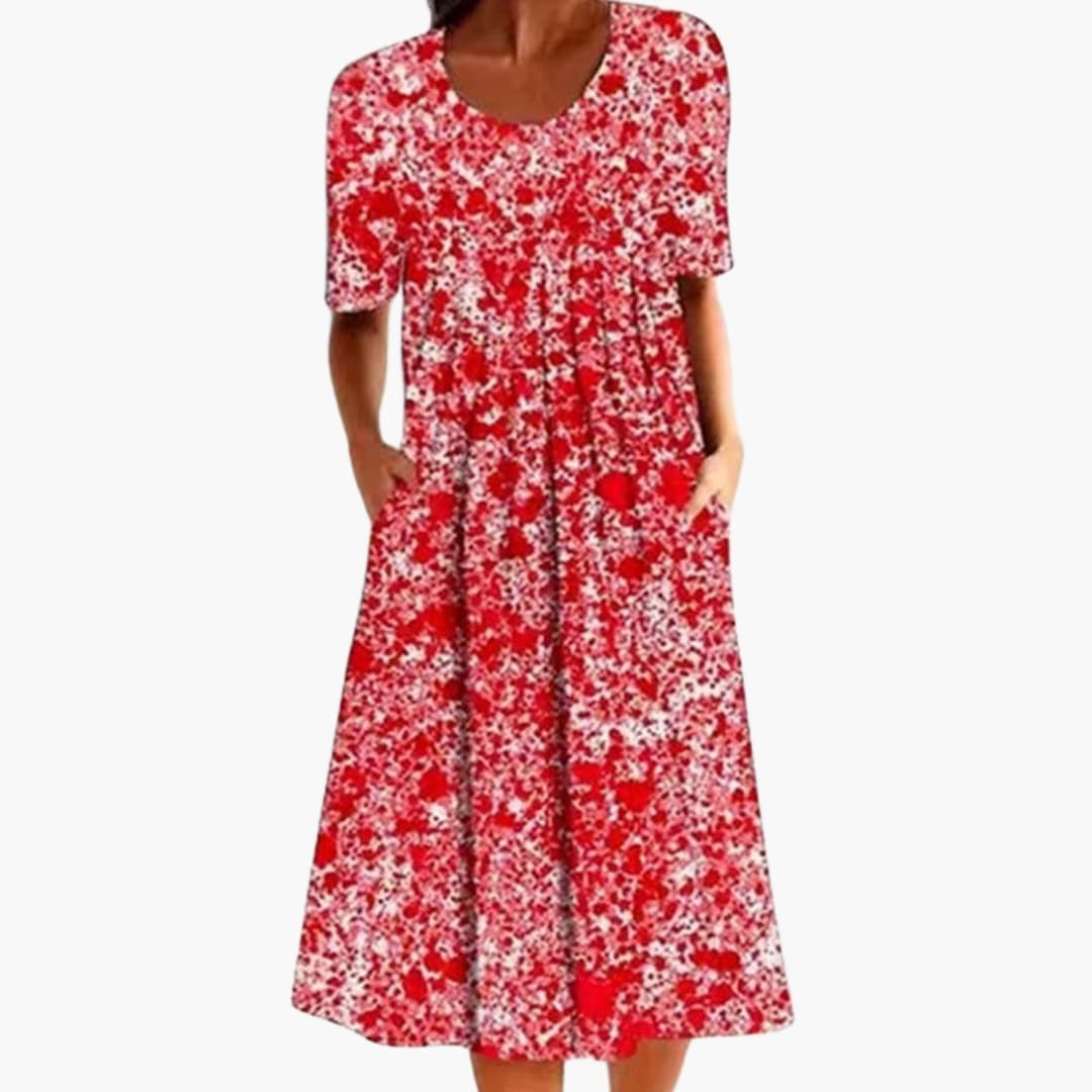 Blumen Kleid - Für Damen mit Taschen & Entspannter Passform - Image 4