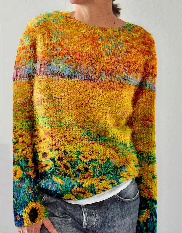 Blumenbestickter Pullover für Damen - Image 4