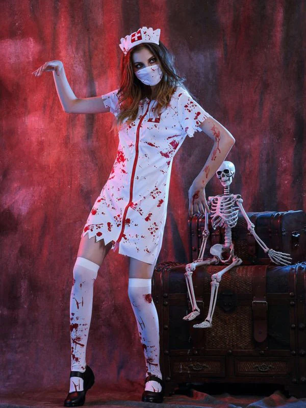 Blutige Krankenschwester Halloween Kostüm - Image 3