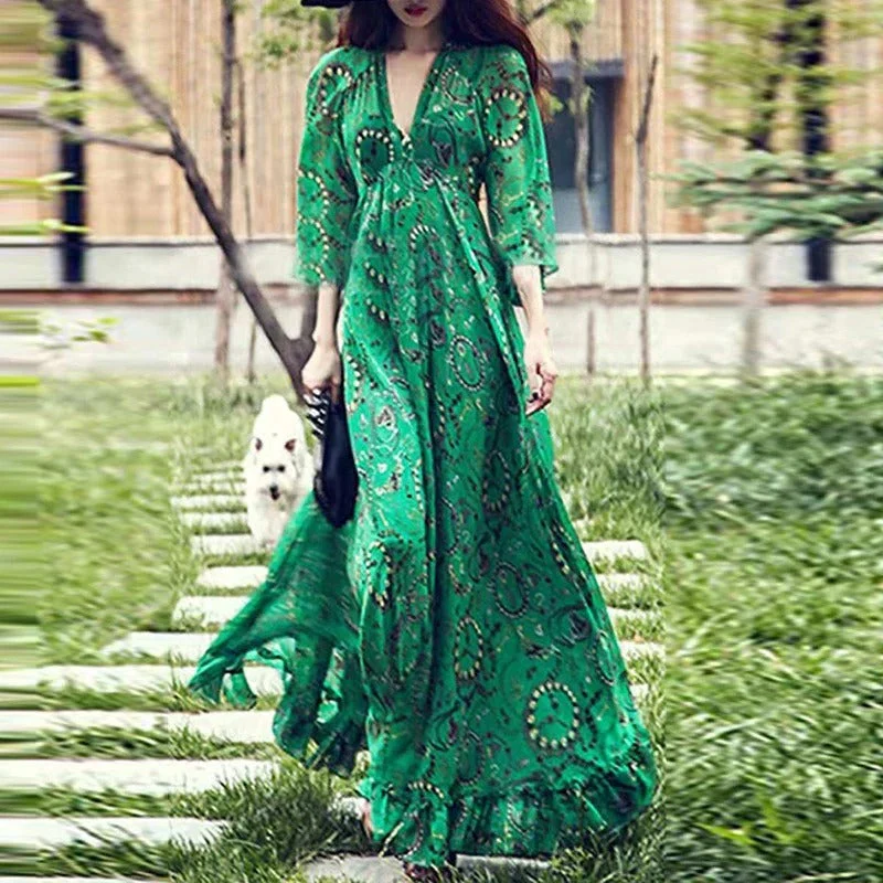 Bohème Maxikleid für Damen - Image 3