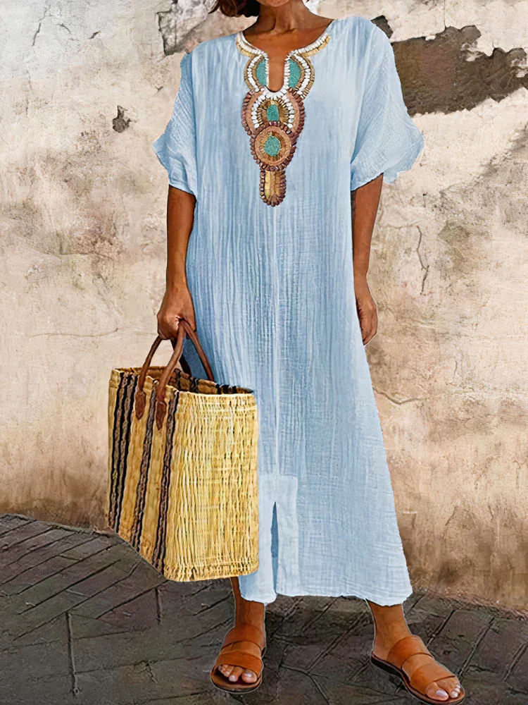 Bohème Sommerkleid für Damen | Maxi - Image 3