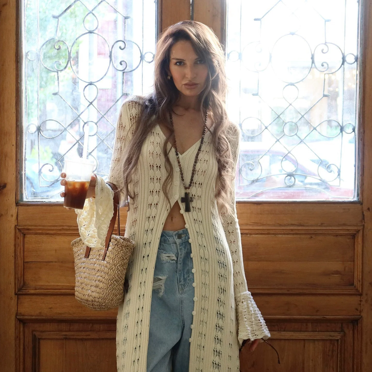 Böhmisch Damen Cardigan | Lang - Image 2