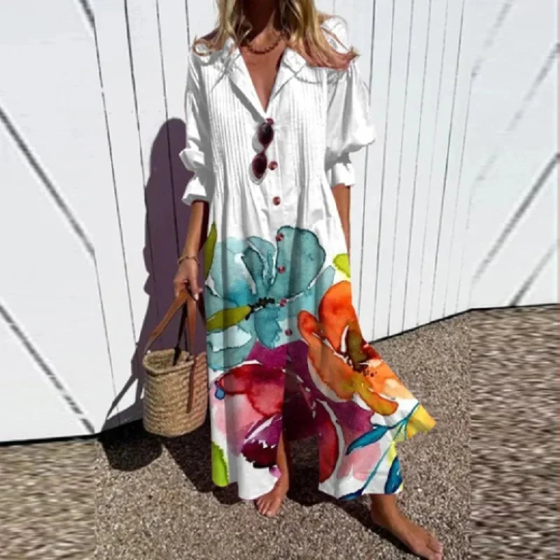 Böhmisches Maxi Kleid – Elegantes Sommermaxikleid für Frauen, Ideal für Strand und Sommerfeste - Image 7