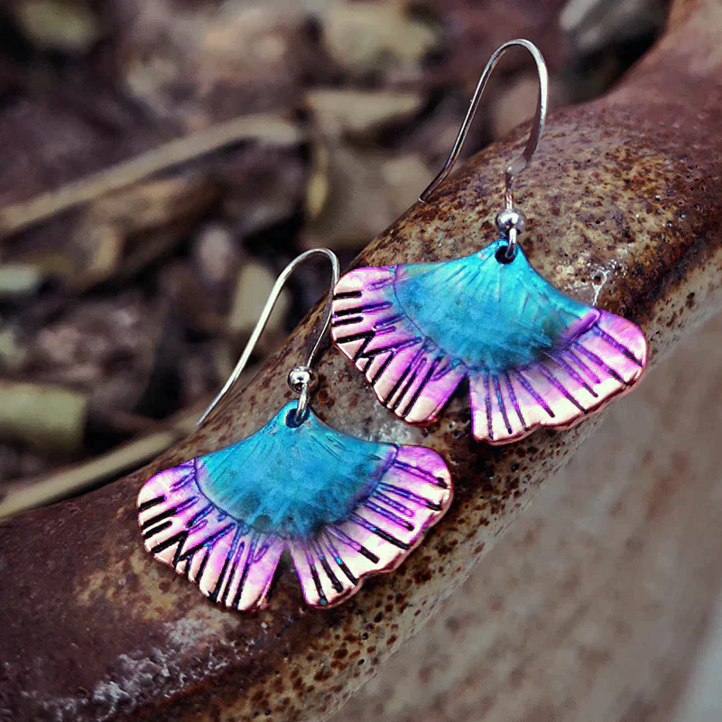 Boho-Ohrringe mit blauem Schmetterling aus Sterlingssilber - Image 2
