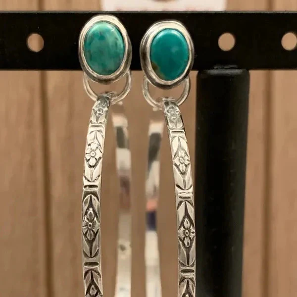 Boho-Ohrringe Vintage Onyx - Image 3