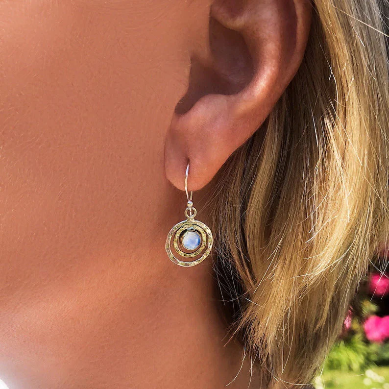Boho Saturn mit Türkis-Opal-Ohrringen - Image 2