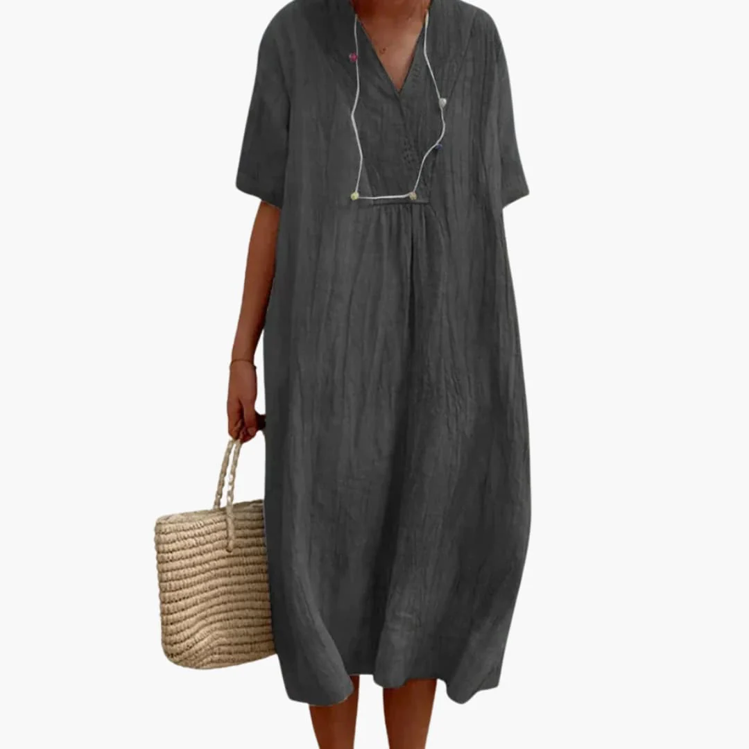 Boho Sommerkleid für Damen – Luftig, Locker & V-Ausschnitt - Image 3