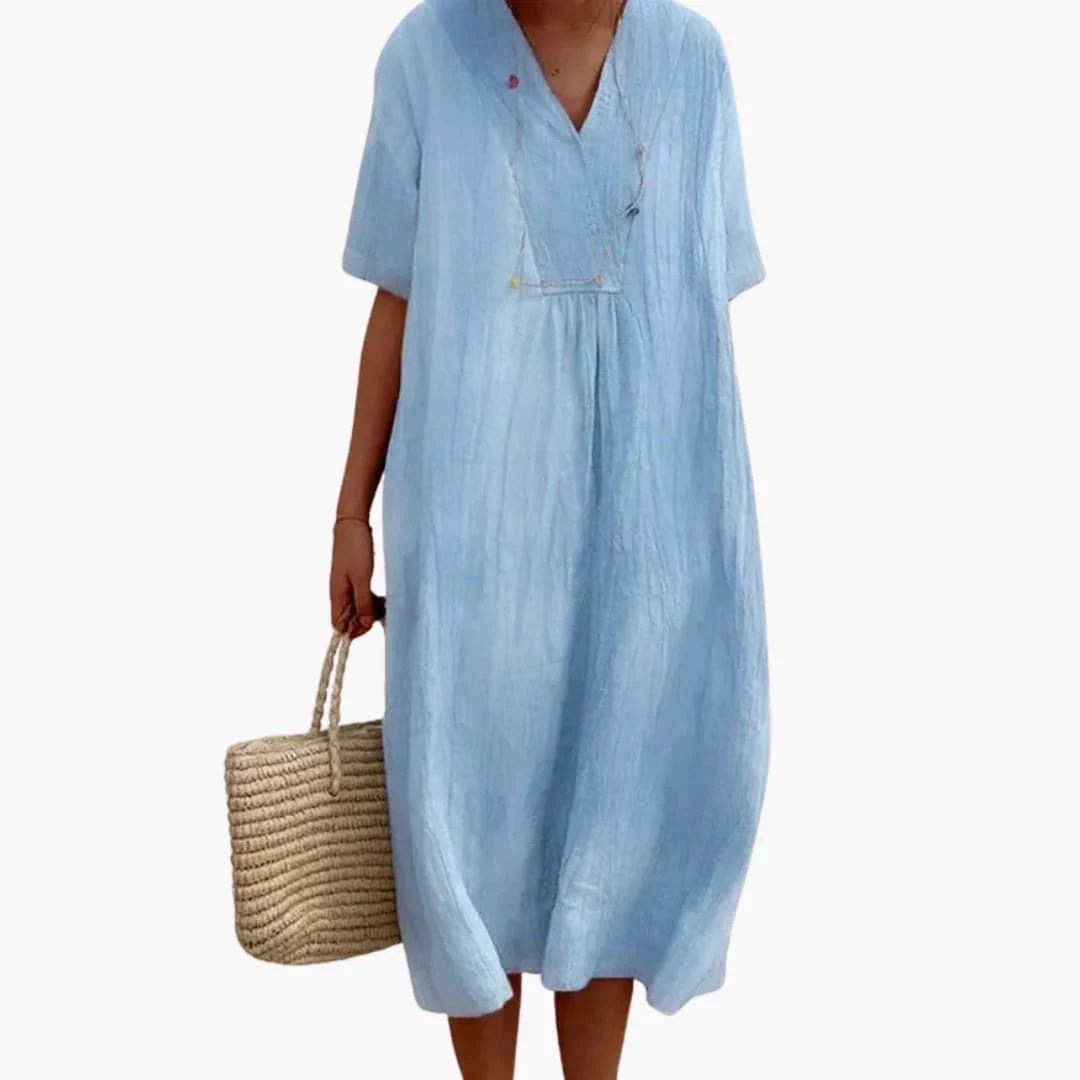 Boho Sommerkleid für Damen – Luftig, Locker & V-Ausschnitt - Image 6