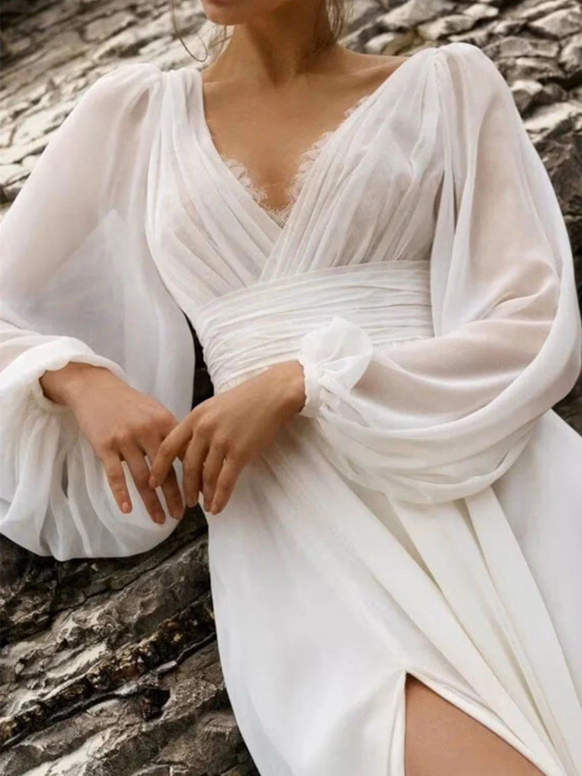 Boho Strand Hochzeitskleid für Damen | Maxi - Image 3