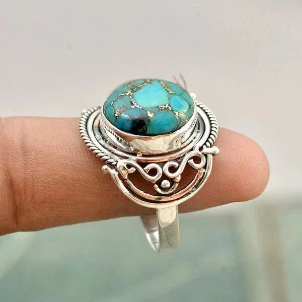 Boho-Türkis-Ring - Image 3
