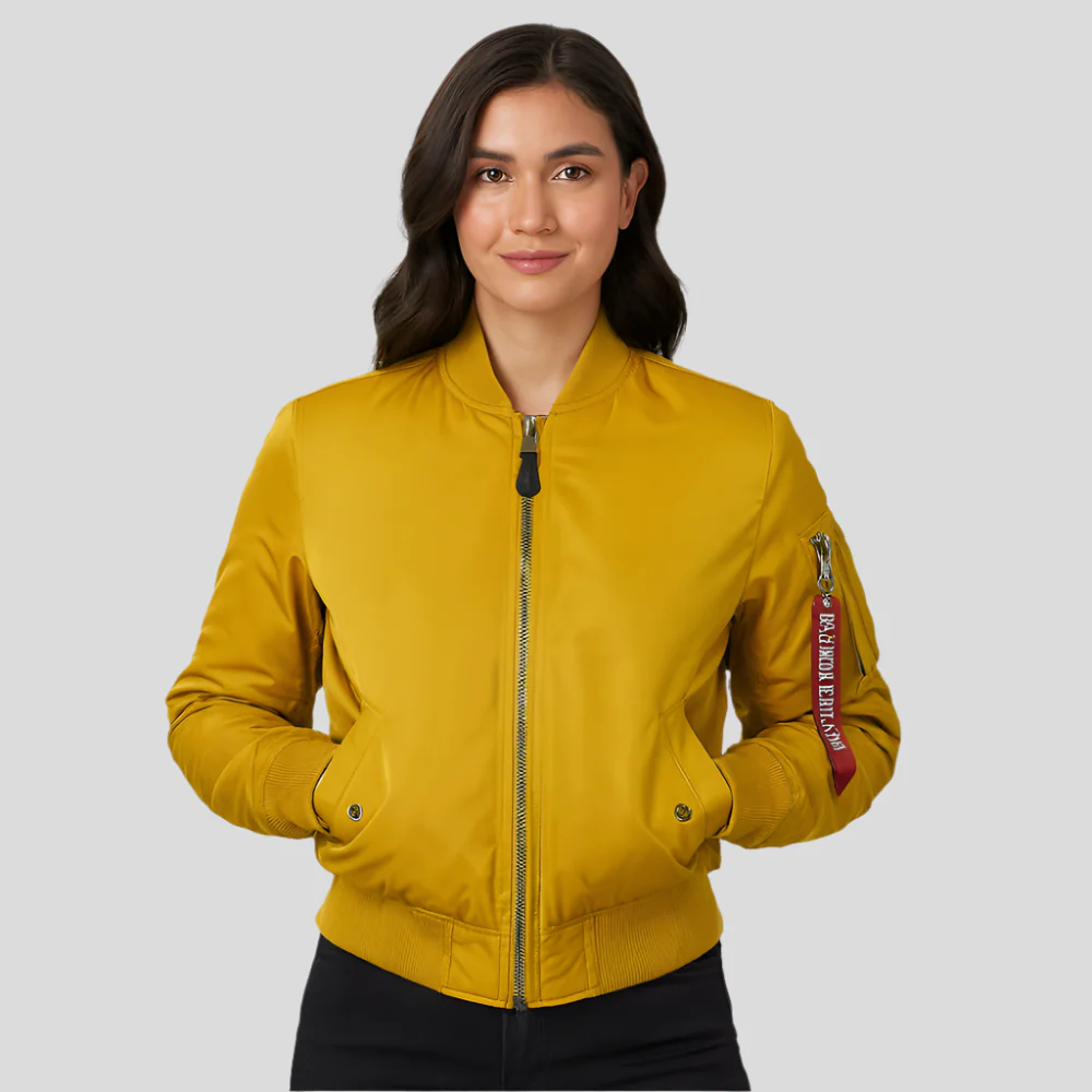 Bomberjacke für Damen MA-1 – Klassisches Design mit Rippbündchen - Image 7