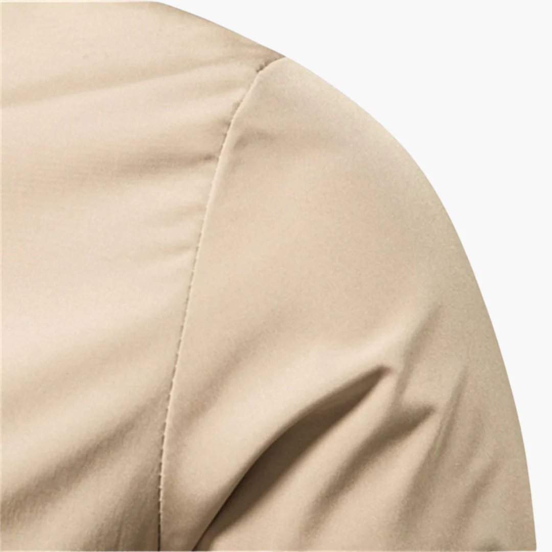 Bomberjacke für Männer - Reißverschluss vorne & gerippte Details - Image 2