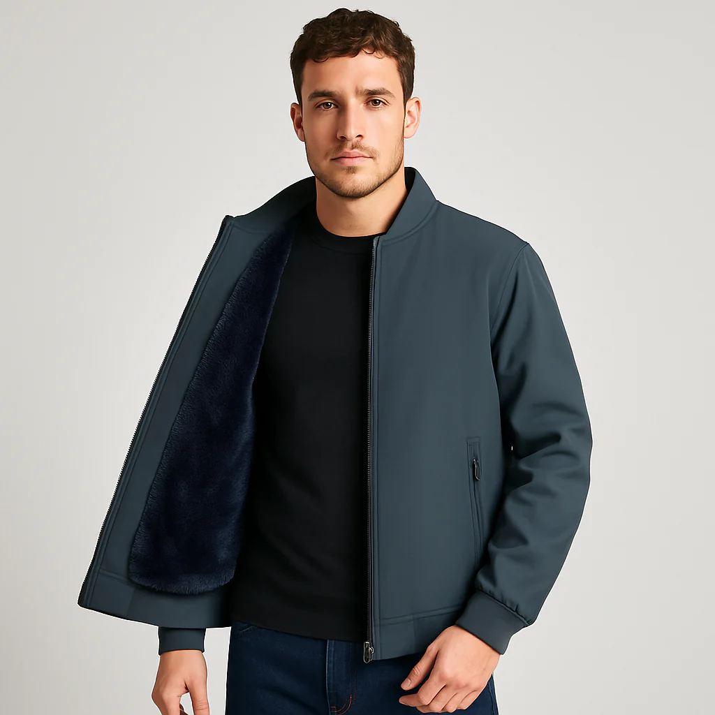 Bomberjacke mit Fleecefutter für Herren - Image 2