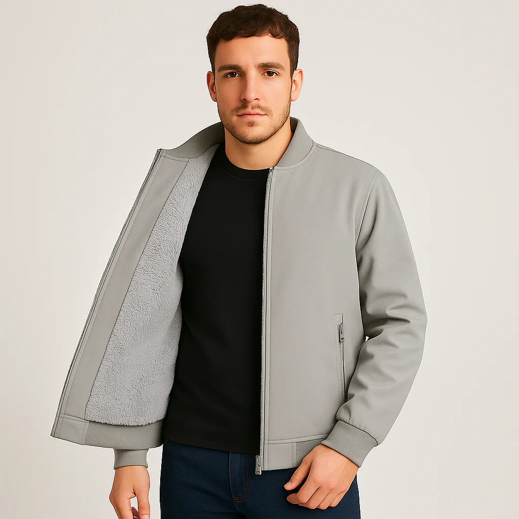Bomberjacke mit Fleecefutter für Herren - Image 3