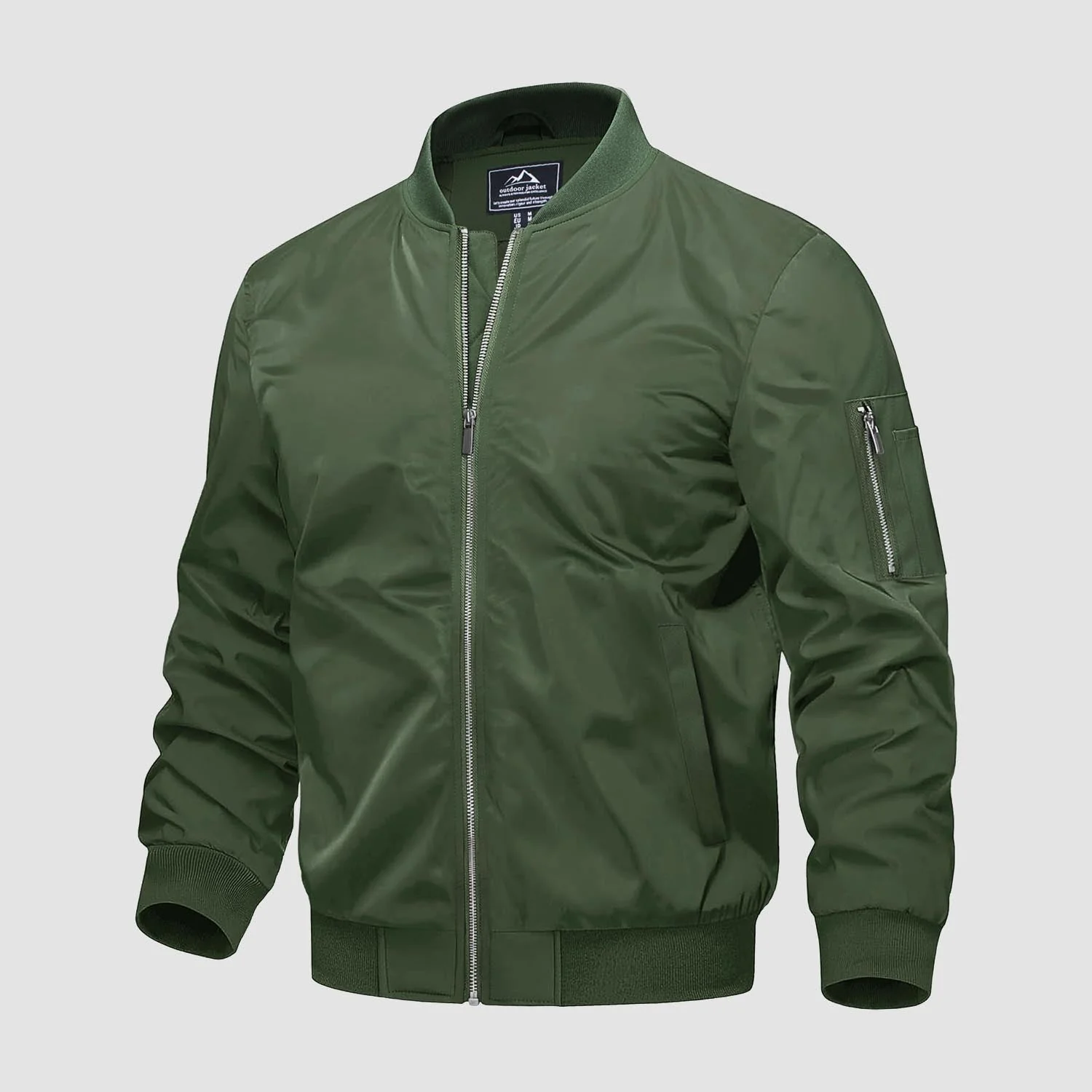 Bomberjacke mit Reißverschluss für Herren - Image 2