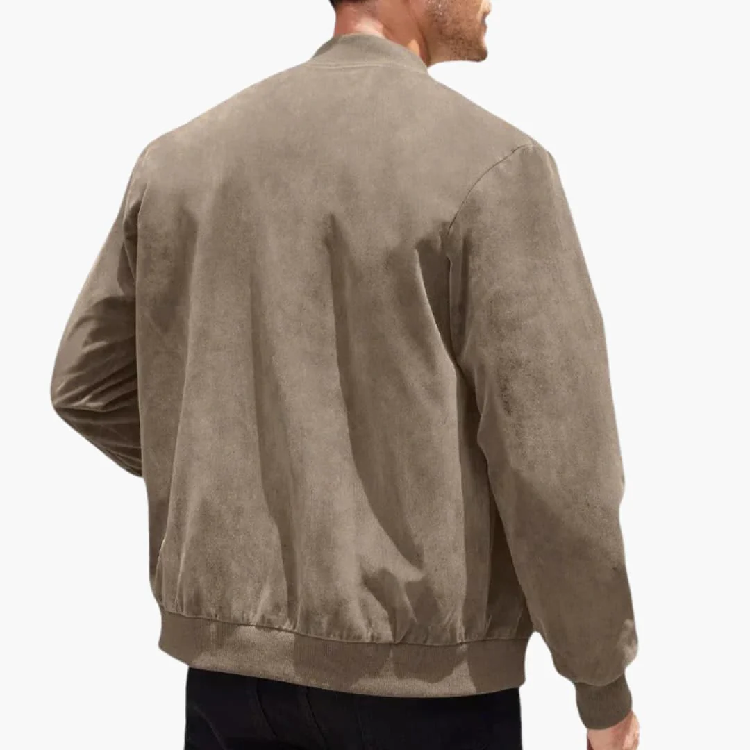 Bomberjacke mit Reißverschluss für Herren - Klassisches Design - Image 2