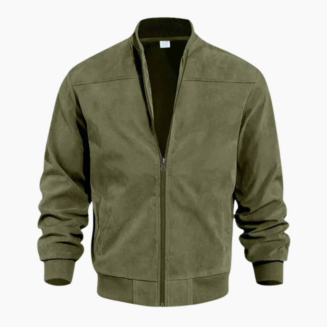 Bomberjacke mit Reißverschluss für Herren - Klassisches Design - Image 4