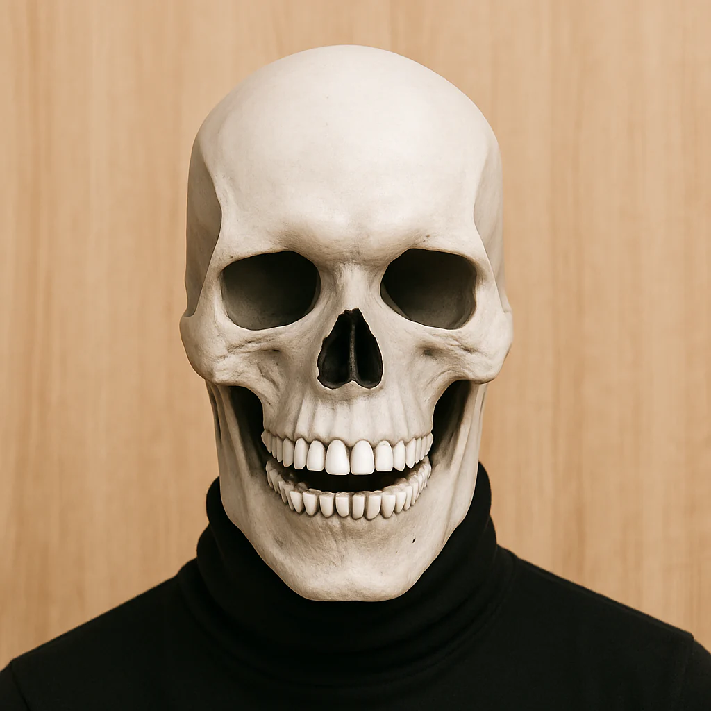BoneReign | Realistische Totenkopfmaske mit beweglichem Kiefer - Image 4