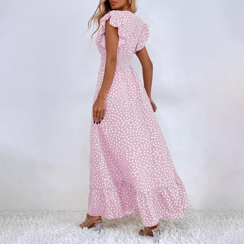 Braelynn | Klassisches langes Sommerkleid mit elegantem Muster - Image 2