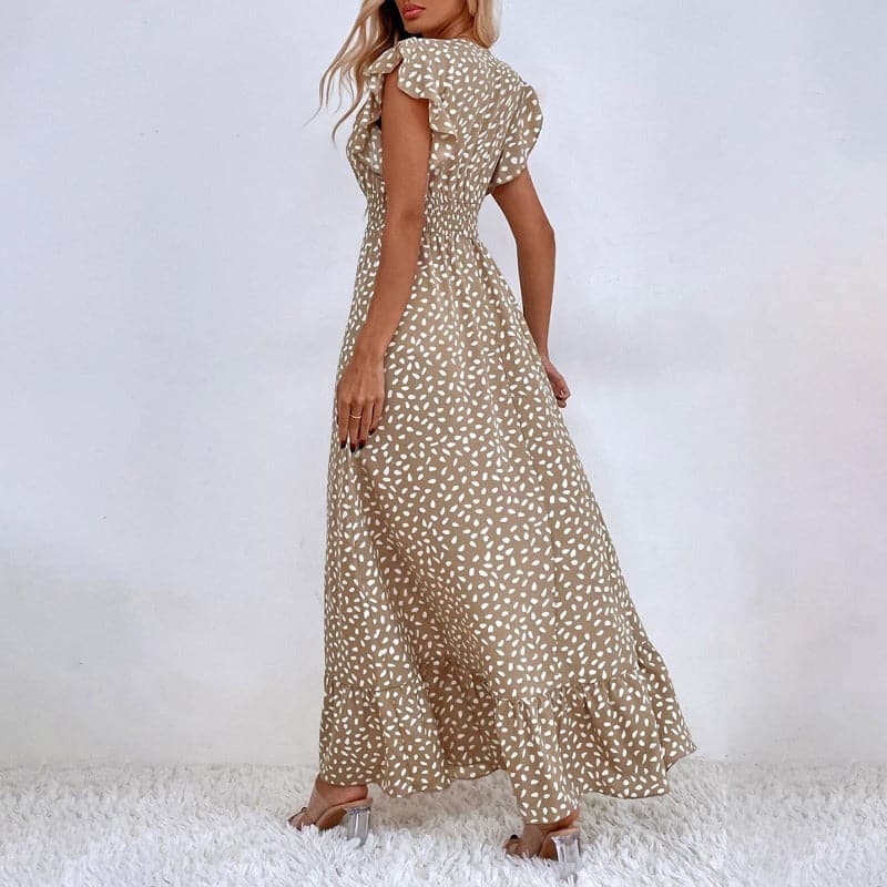 Braelynn | Klassisches langes Sommerkleid mit elegantem Muster - Image 5
