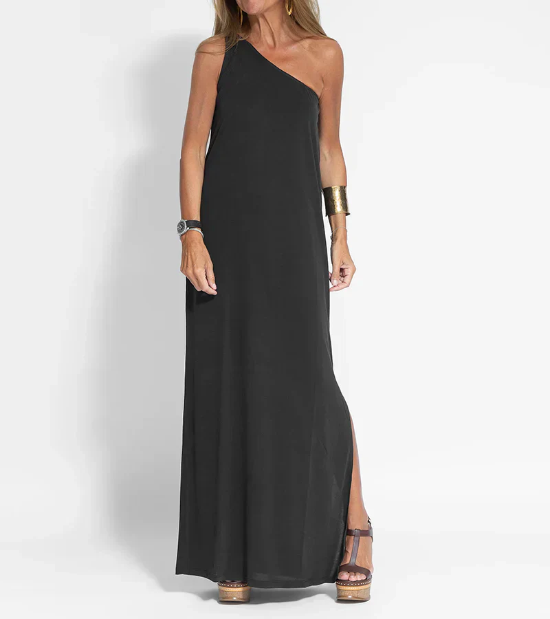Braiden – Elegantes One-Shoulder-Maxikleid