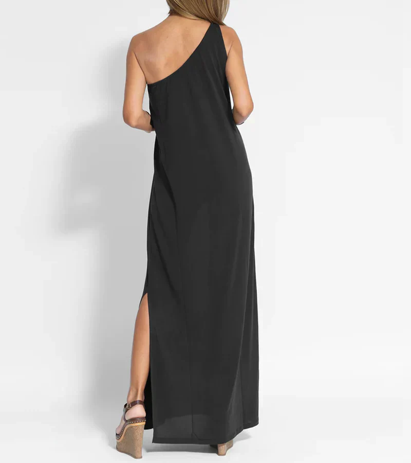 Braiden – Elegantes One-Shoulder-Maxikleid - Image 2