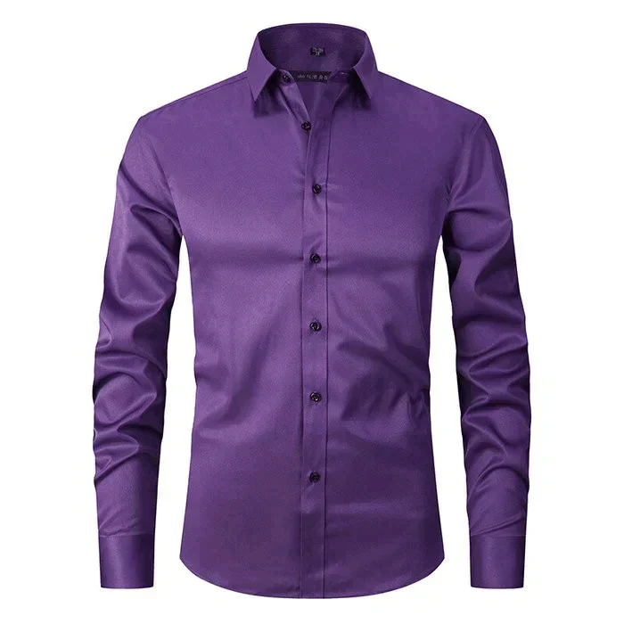 Braony | Klassisches Langarmh Herrenhemd mit modernem Slim-Fit - Image 5