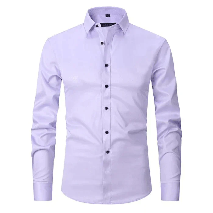 Braony | Klassisches Langarmh Herrenhemd mit modernem Slim-Fit - Image 7