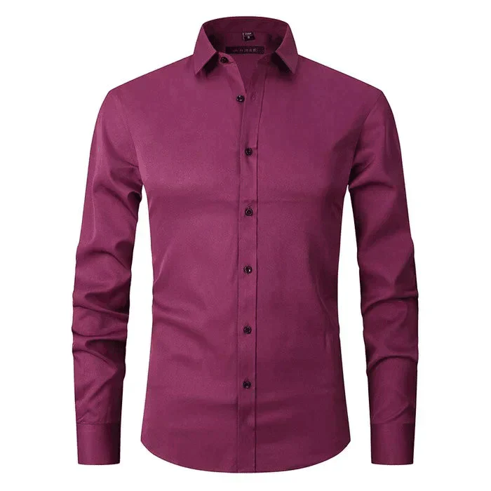 Braony | Klassisches Langarmh Herrenhemd mit modernem Slim-Fit - Image 9