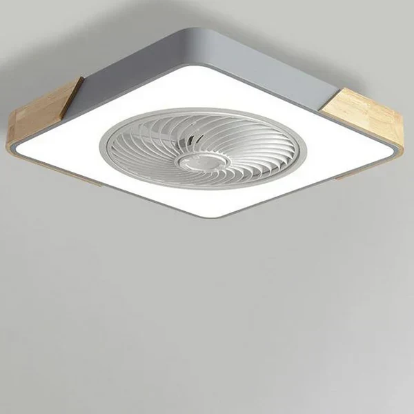 BreezeGlow | Skandinavische LED-Deckenleuchte mit integriertem Ventilator - Image 2