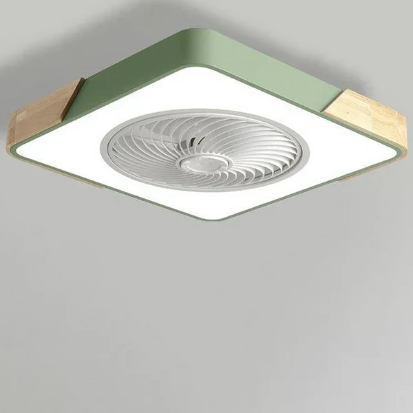 BreezeGlow | Skandinavische LED-Deckenleuchte mit integriertem Ventilator - Image 4
