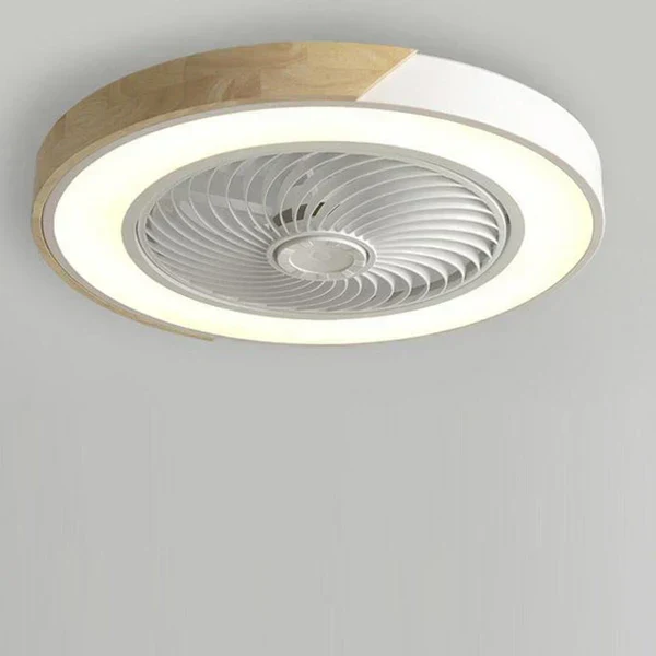 BreezeGlow | Skandinavische LED-Deckenleuchte mit integriertem Ventilator - Image 5