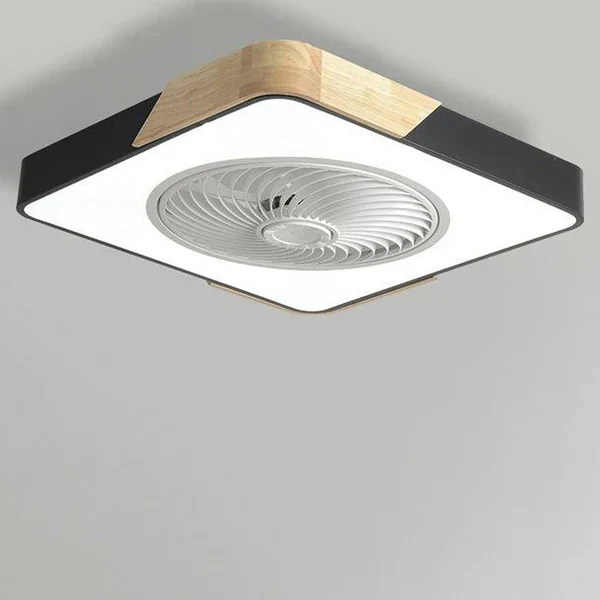 BreezeGlow | Skandinavische LED-Deckenleuchte mit integriertem Ventilator - Image 8