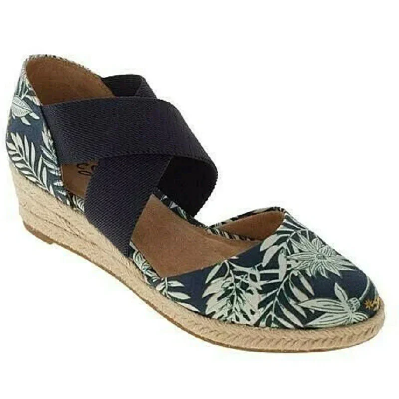 Brenda – Stilvolle, atmungsaktive Keilschuhe aus Canvas - Image 5