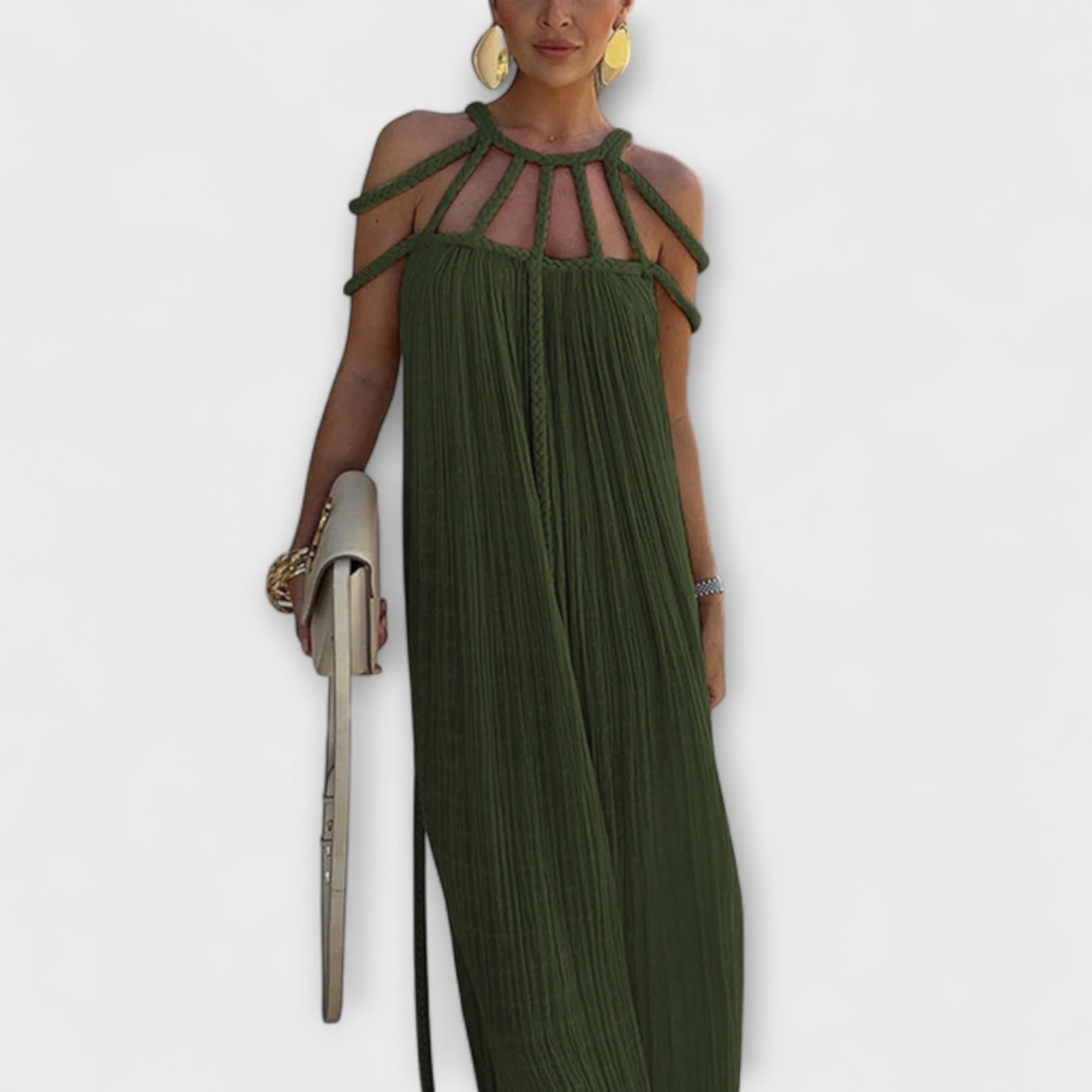 Briar - Elegantes Maxi-Kleid mit Drapierten Details - Image 5