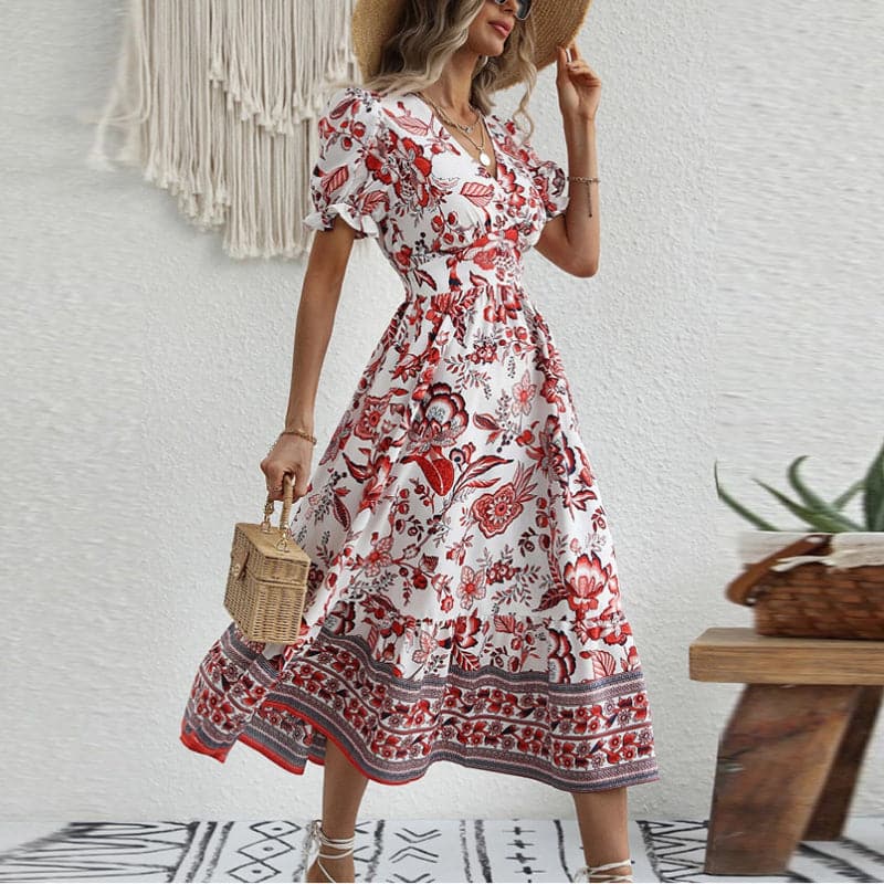Briella | Langes, bequemes Sommerkleid mit V-Ausschnitt - Image 10