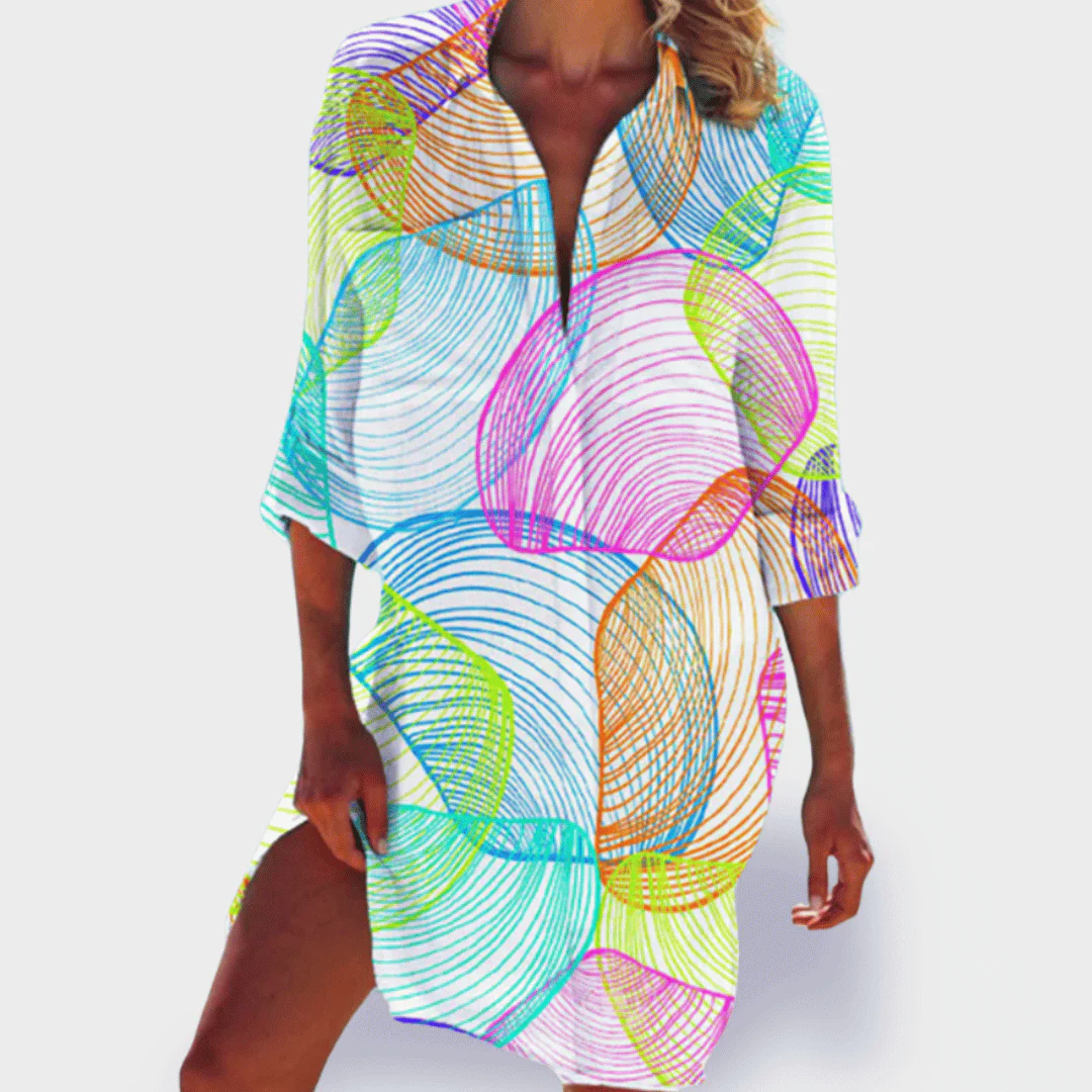 Brigitte | Bunte und leichte Sommerrobe - Image 4