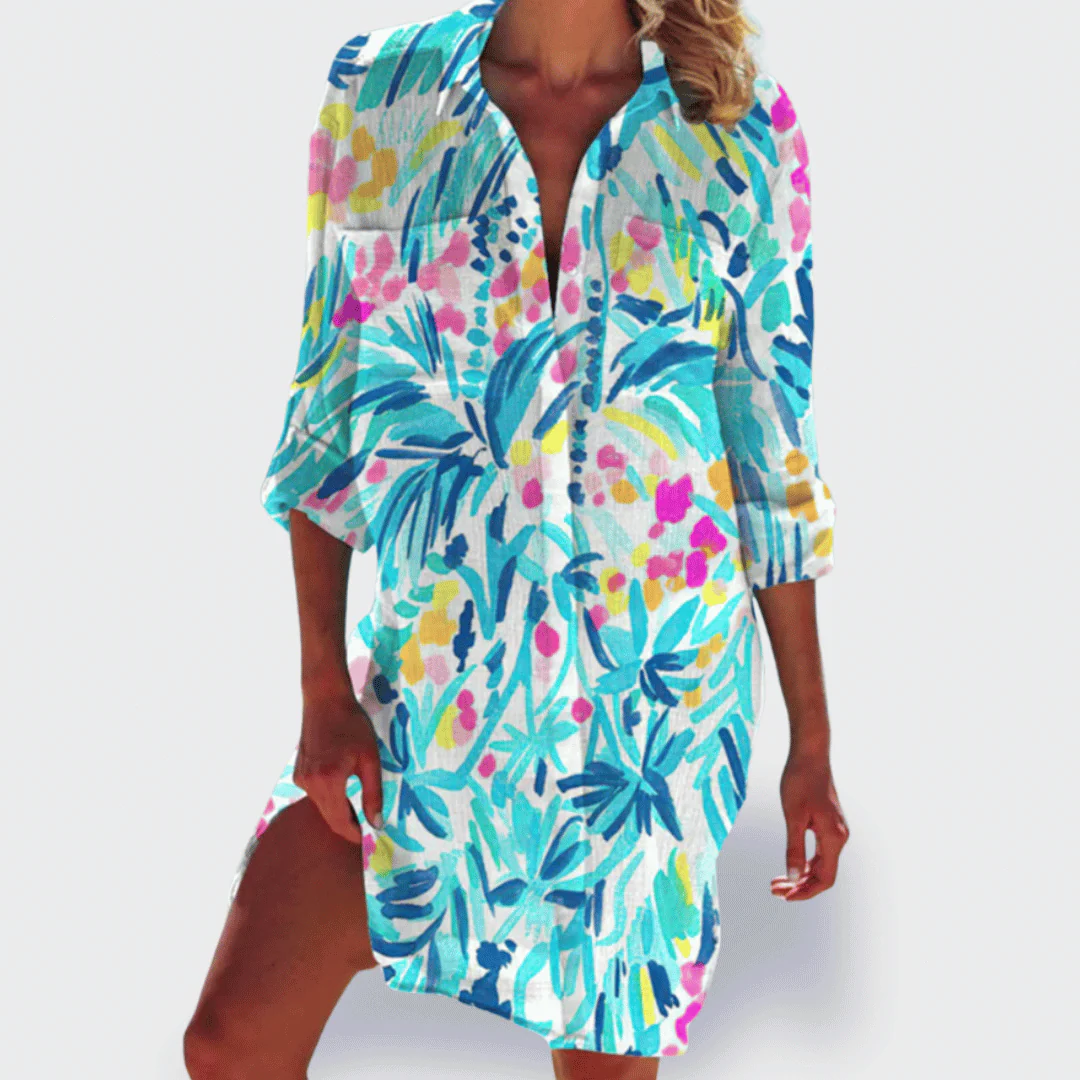 Brigitte | Bunte und leichte Sommerrobe - Image 7