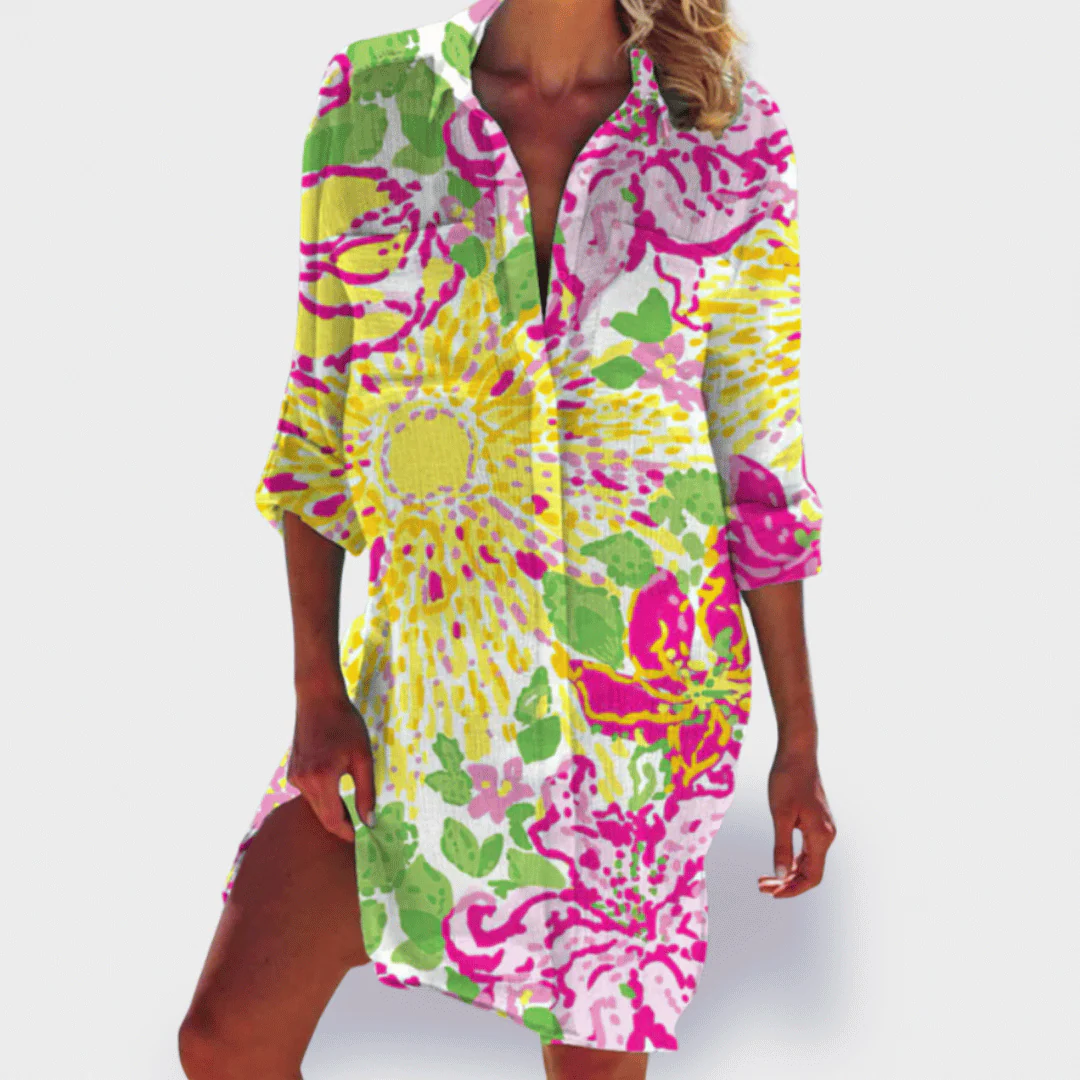 Brigitte | Bunte und leichte Sommerrobe - Image 9