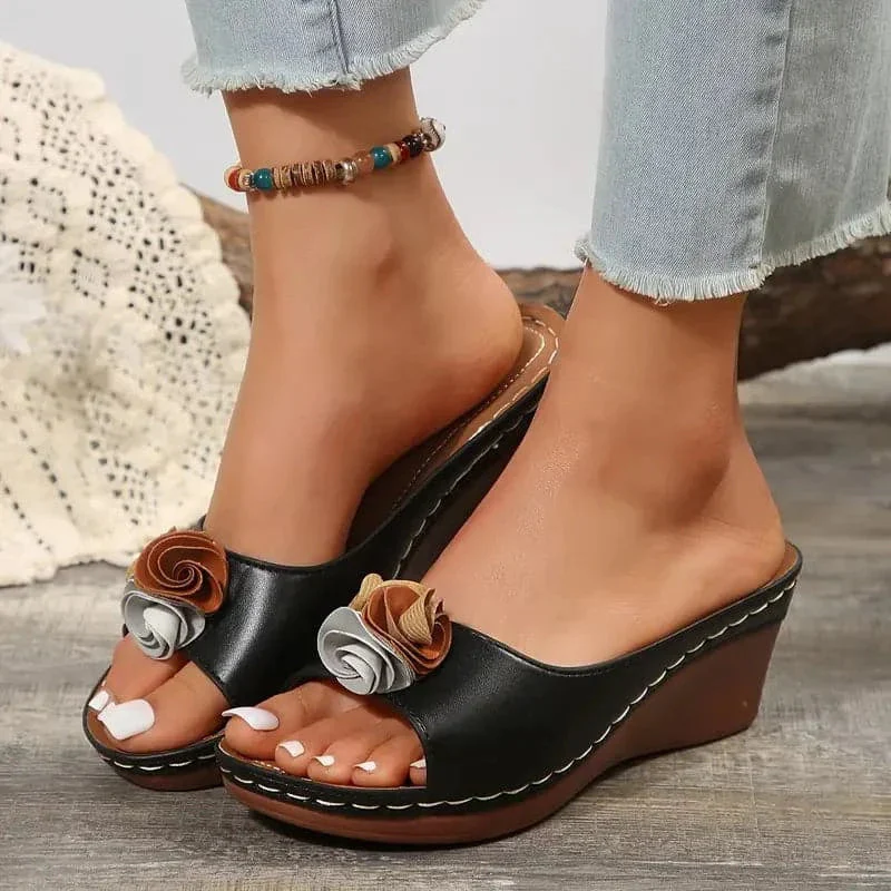 Brittany | Damen-Keilsandalen - Image 5