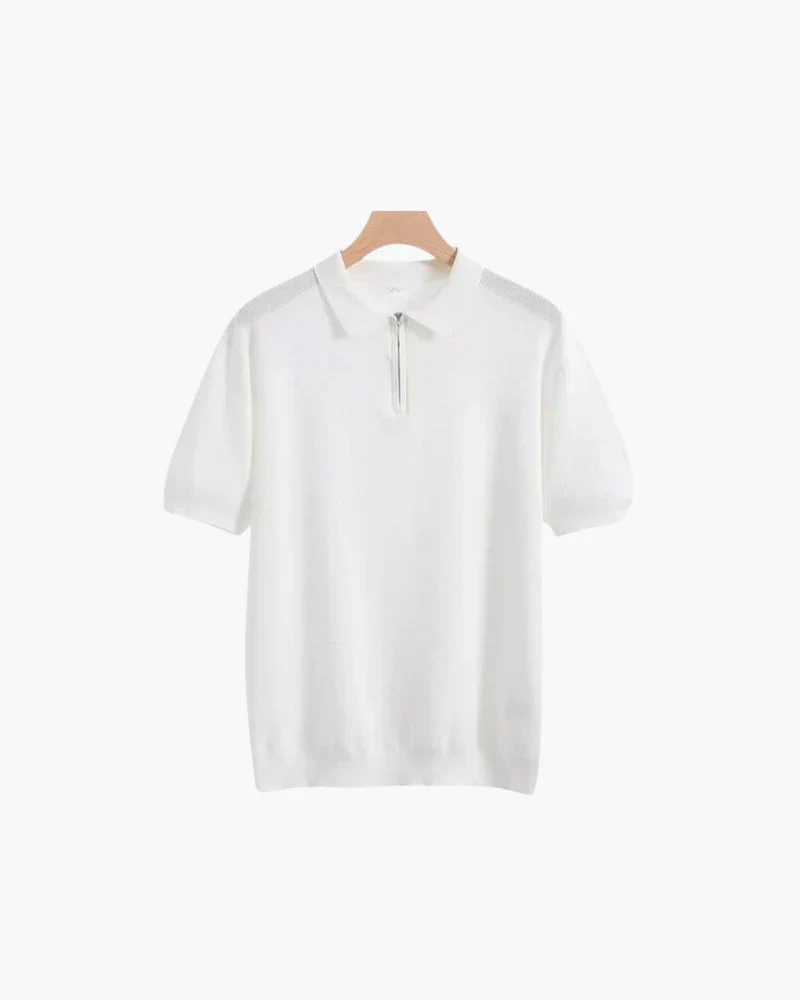 Brooks | kurze Ärmel Männer halb Reißverschluss stricken Poloshirt - Image 3