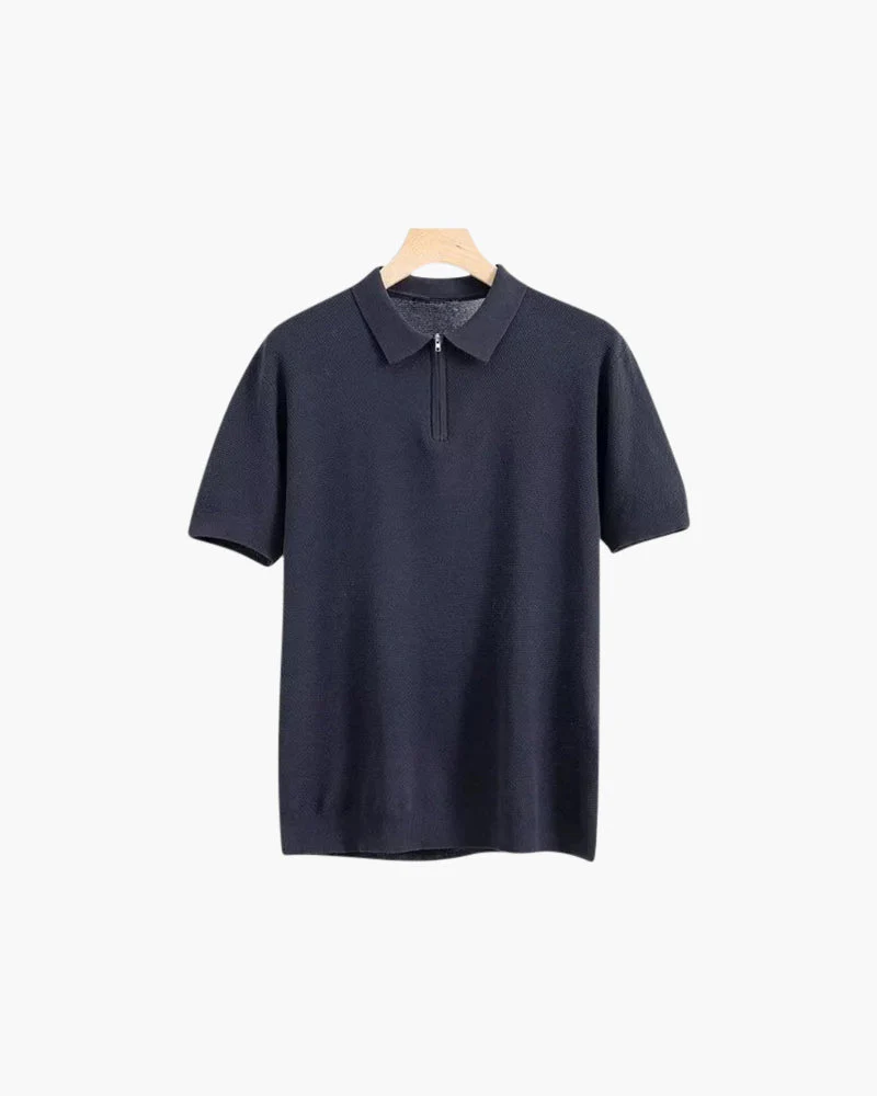 Brooks | kurze Ärmel Männer halb Reißverschluss stricken Poloshirt - Image 5