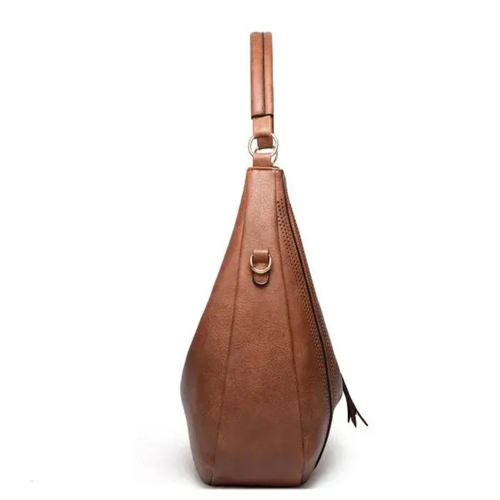 Brunhilde – Klassische Vielseitigkeit Vintage Schultertasche - Image 2