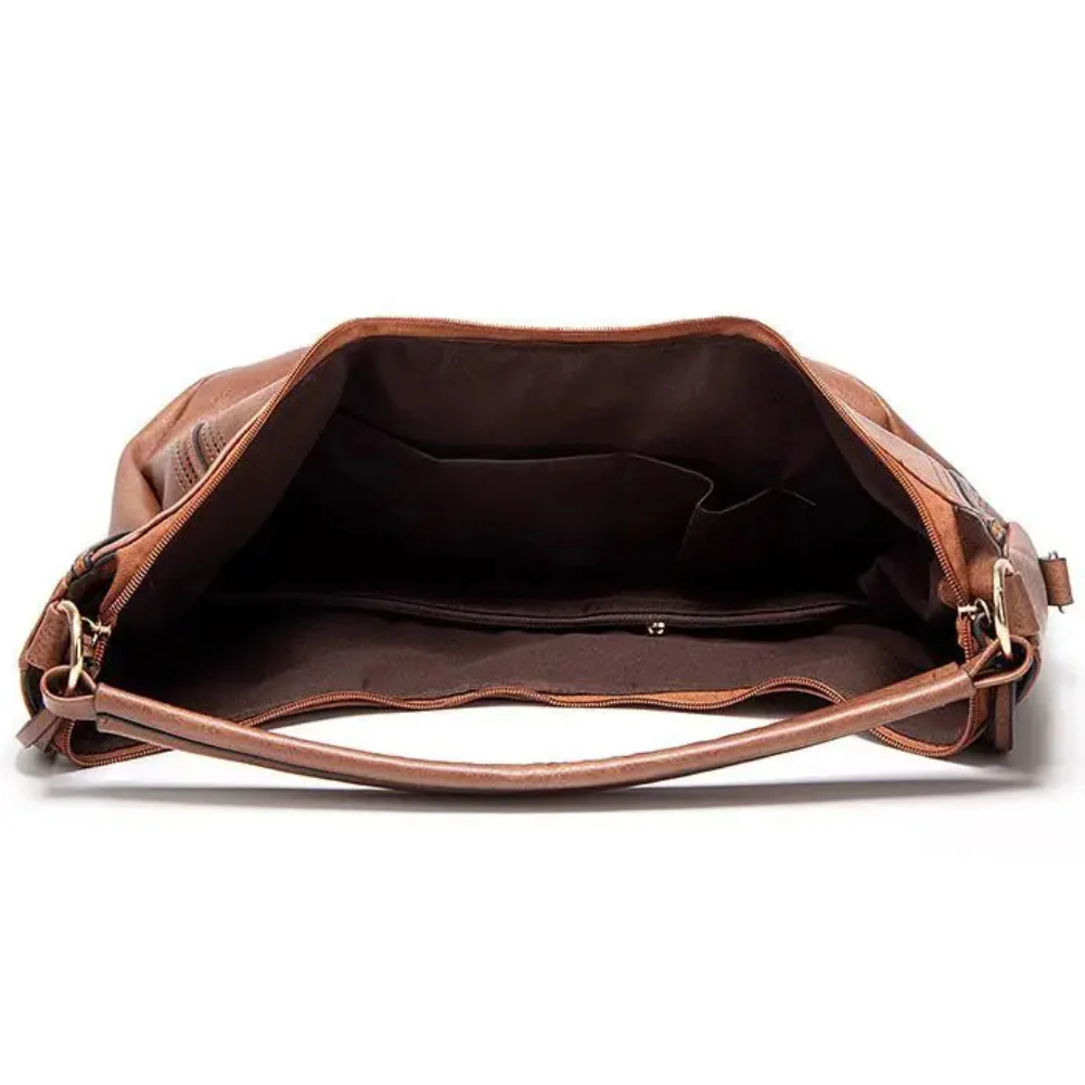 Brunhilde – Klassische Vielseitigkeit Vintage Schultertasche - Image 3