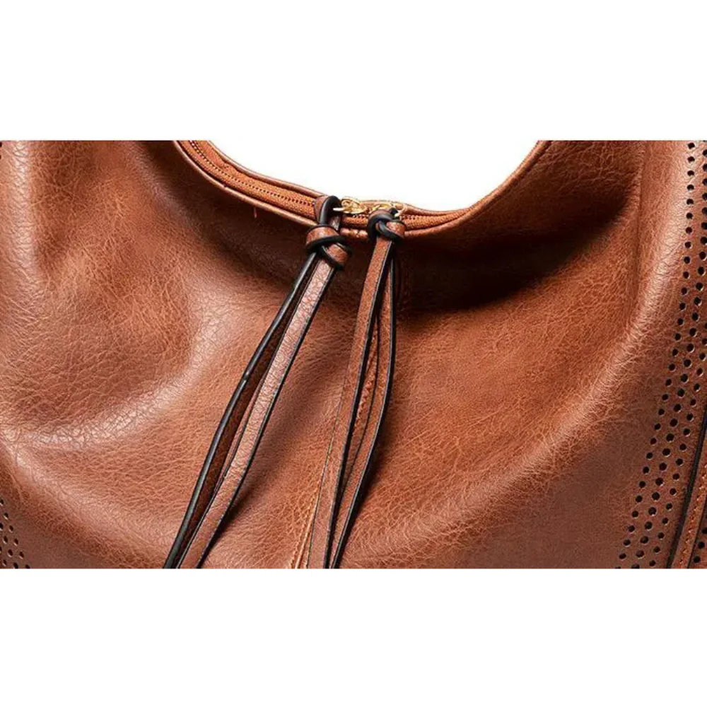 Brunhilde – Klassische Vielseitigkeit Vintage Schultertasche - Image 5