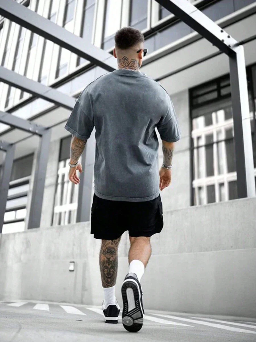 Bruno – Retro T-Shirt Herren Kurzarm Amerikanischer Style - Image 2