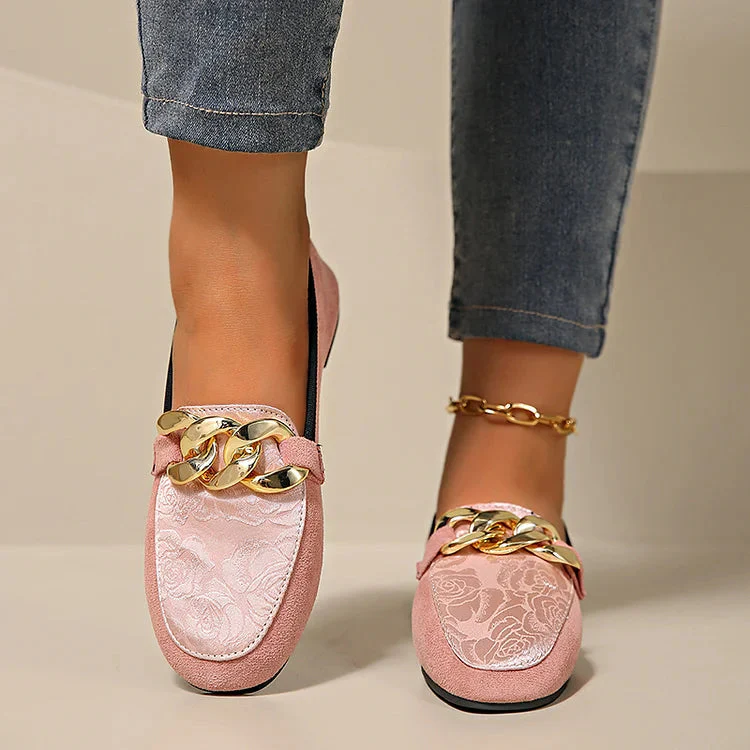 Brzyna - Elegante Loafers mit dekorativem Kettendetail - Image 10